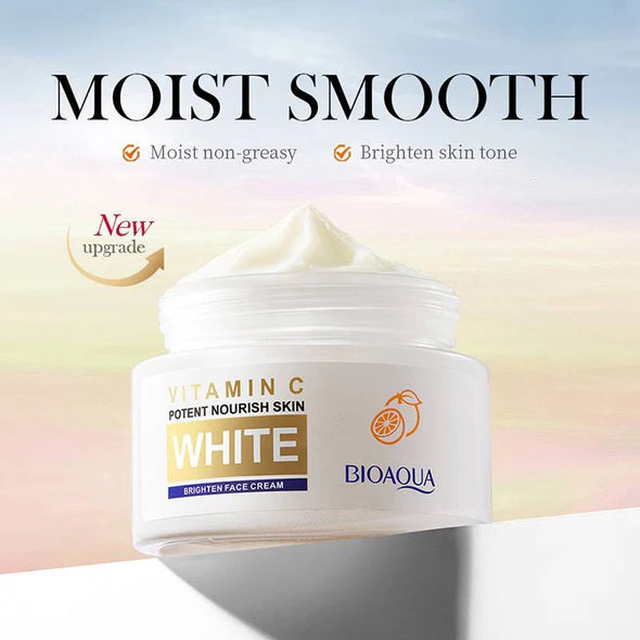 BIOAQUA Vitamin C Potent Nourish Skin White Brighten Face Cream