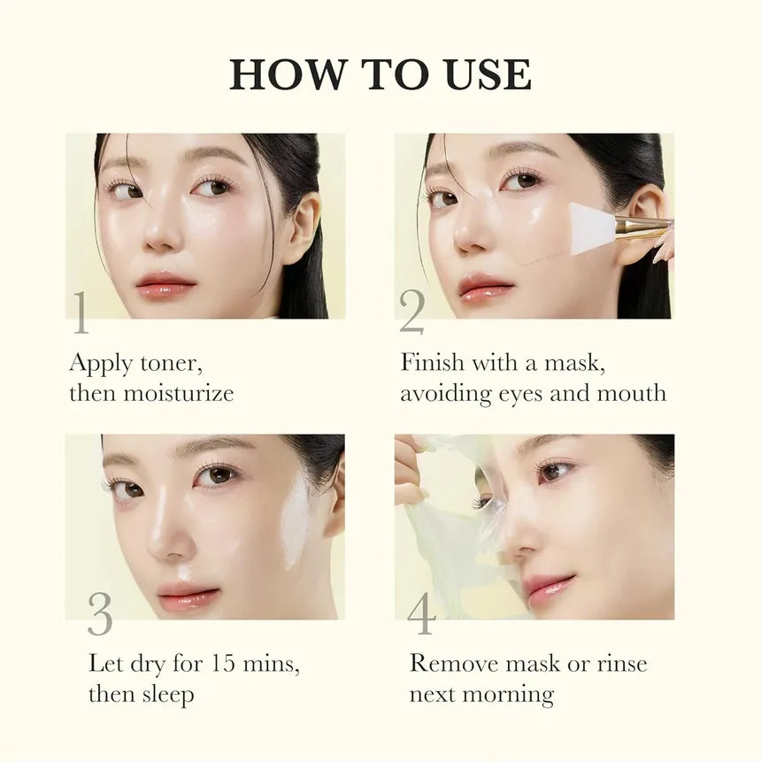 MEDICUBE Kojic Acid Turmeric Overnight Wrapping Peel Off Mask – Glowing Complexion, Korean Skincare