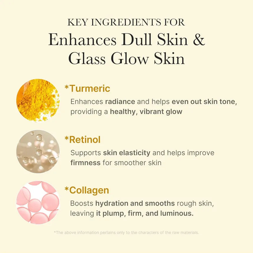 MEDICUBE Kojic Acid Turmeric Overnight Wrapping Peel Off Mask – Glowing Complexion, Korean Skincare