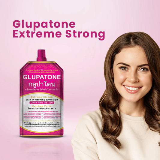 GLUPATONE Extreme Strong Whitening Emulsion Ultra Plus GS-120 For Face & Body