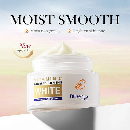 BIOAQUA Vitamin C Potent Nourish Skin White Brighten Face Cream