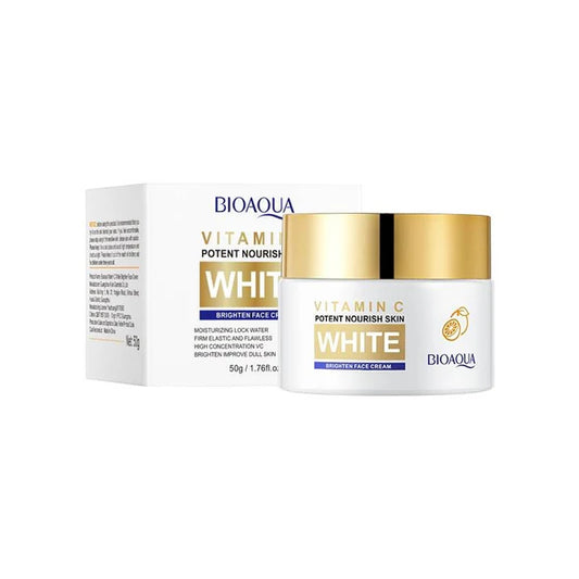 BIOAQUA Vitamin C Potent Nourish Skin White Brighten Face Cream