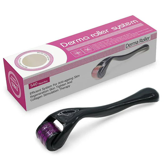 Derma Roller 0.5 mm 540 Titanium Needles For Hair & Skin Treatment
