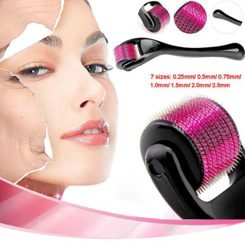 Derma Roller 0.5 mm 540 Titanium Needles For Hair & Skin Treatment